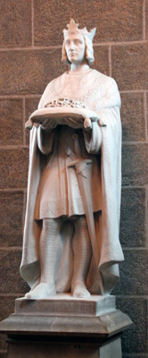 Saint Louis portant la couronne d'épin Cathédrale du Puy