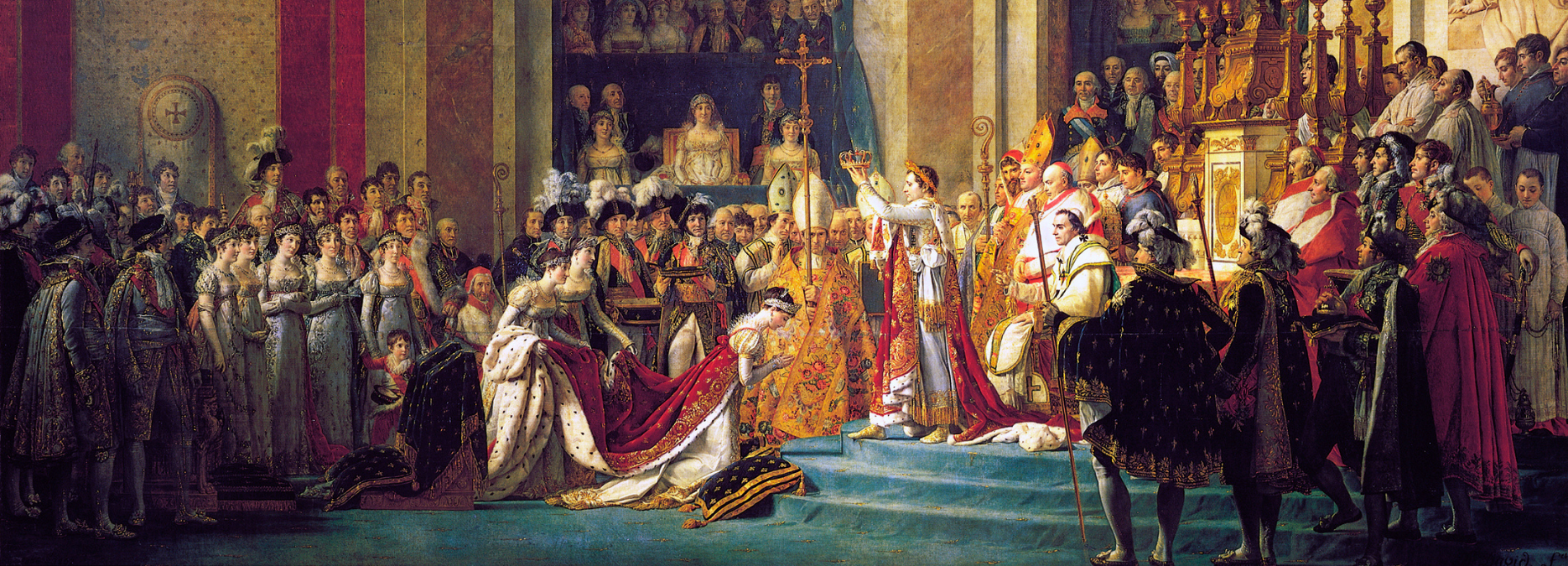 Le Sacre de Napoléon par Jacques-Louis David